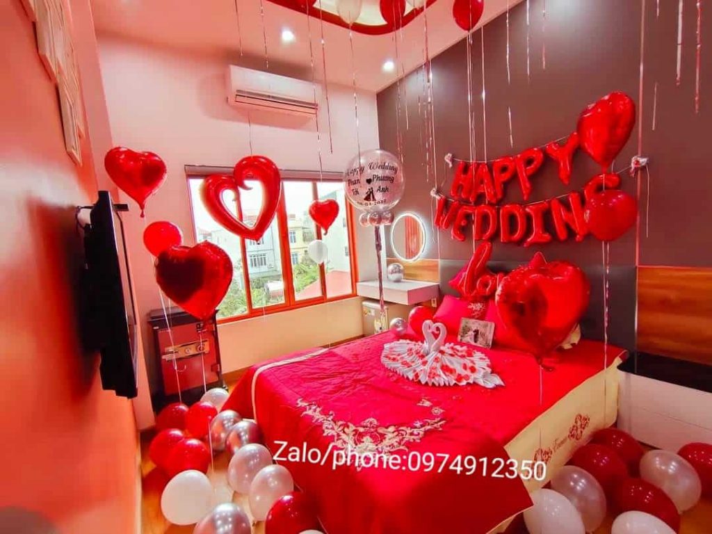 Mẫu trang trí phòng cưới đẹp tại Bắc Ninh
